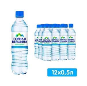 Вода «Горная Вершина» 0,5 литра